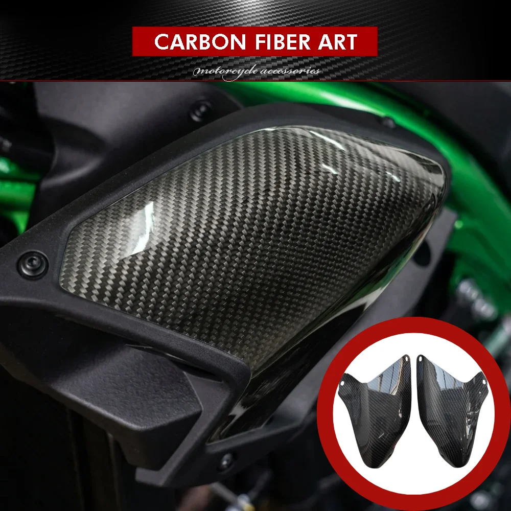 Motorcycle Carbon Fiber Side Crash Protector for Kawasaki Z900 (2024-2026)