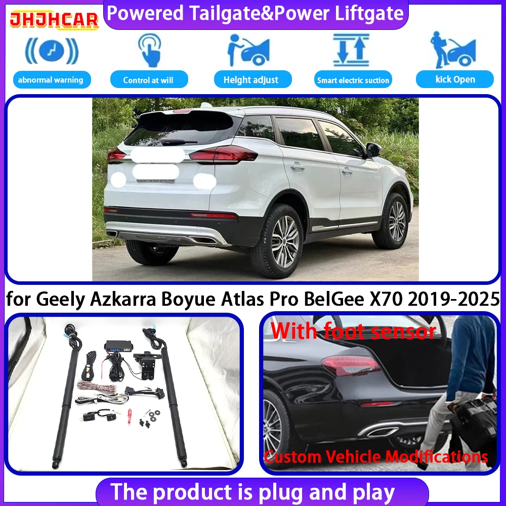 for Geely Azkarra Boyue Atlas Pro BelGee X70 2019-2025 Smart Automatic Electric Powered Tailgate Power Liftgate Tailgate System