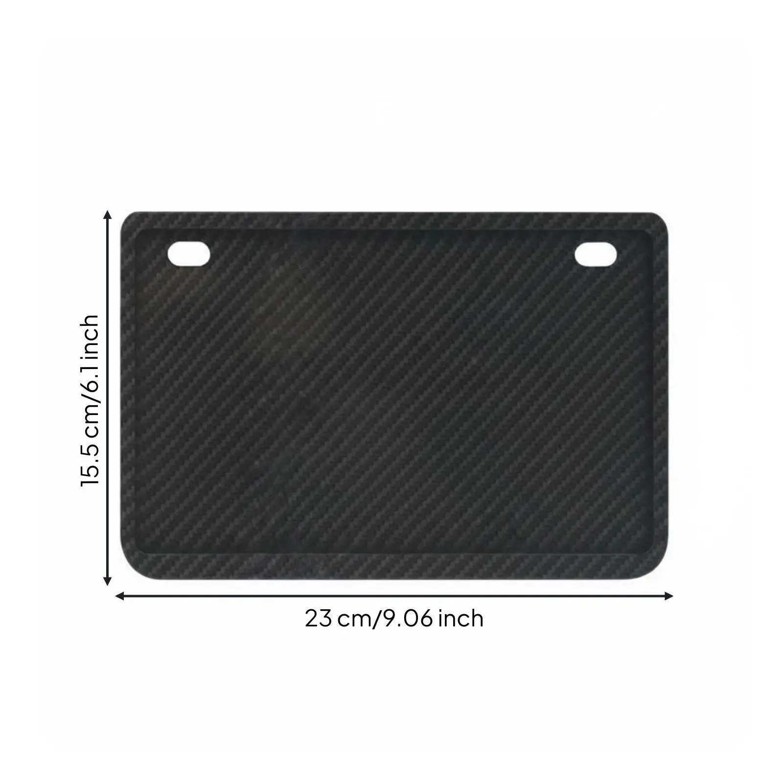 Double Layer Plate Frame Shielded Motorcycle Plate Holder Aluminum Alloy Plate Bracket Carbon Fiber Frame for Dealer Display