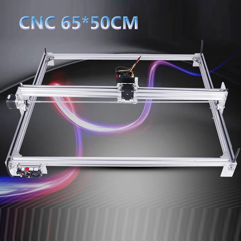 6550 CNC 2 축 타각기 작업 영역, TTL PMW 제어, 20W 레이저 조각기, DIY 가죽 아크릴 목재 절단기, 65x50cm