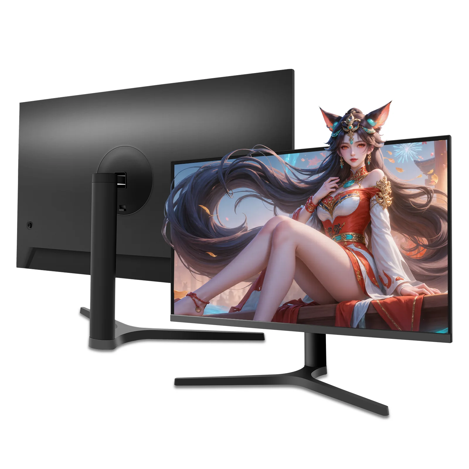 Flat Screen Gaming Monitor Tilt‑Adjustable Stand High Refresh Rate Display For Desktop PC Gaming Home Office Use