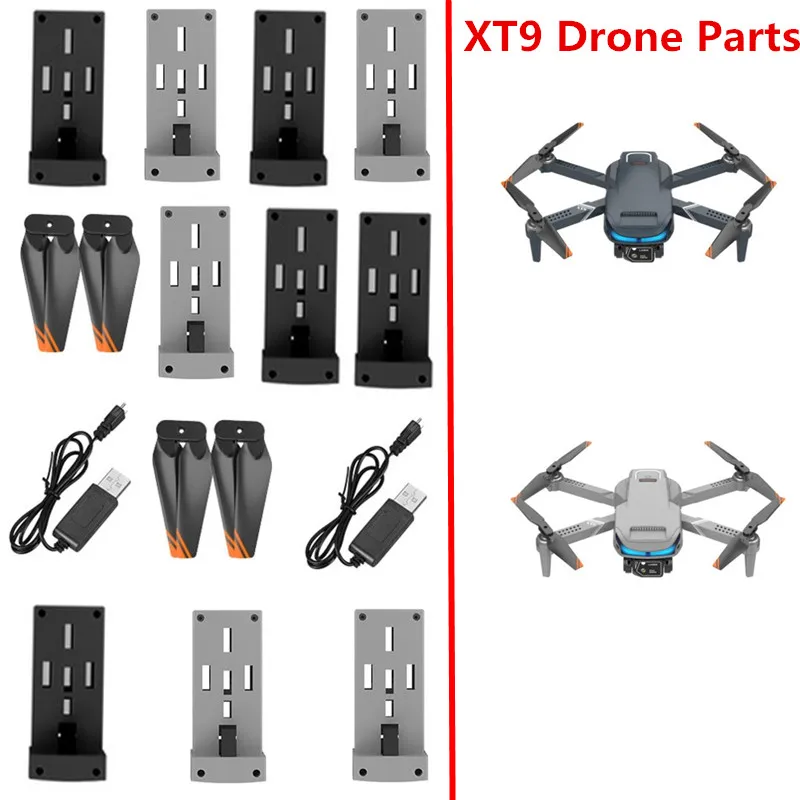 XT9 WIFI FPV Obstacle Avoidance RC Drone helicopter Spare Parts 3.7V 1800MAH Battery/Propeller /USB/Drone Arm