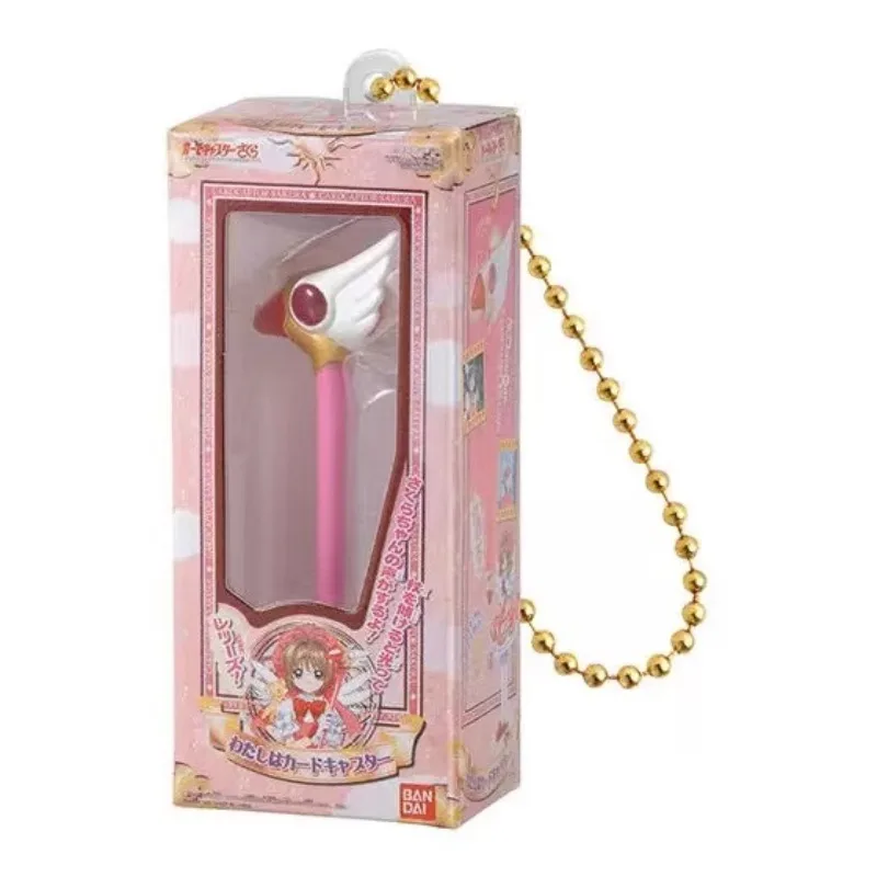 Cartão captor sakura gashapon brinquedos pássaro-cabeça pessoal anime figura magia prop modelo pingente brinquedos