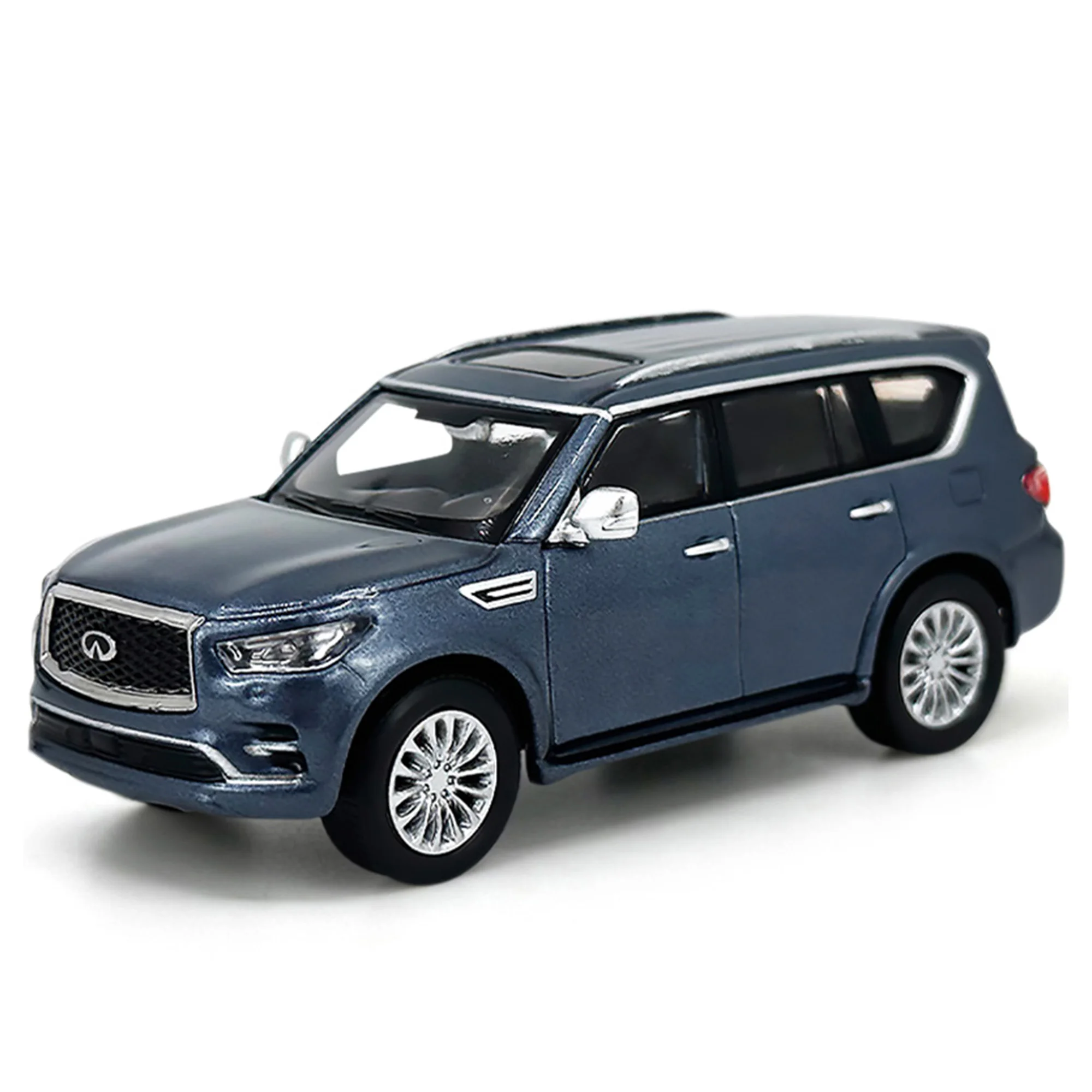 1:64 INFINITI 2018 2022 Model samochodu w skali 1:64 Diecast Miniature INFINITI QX30 QX50 QX60 QX80 Symulacja pojazdu dla dorosłych Zabawki dla dzieci