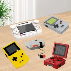 Moc Game Boy Advance SP Building Blocks Games Console DIY Bricks Entertainment System NES Model Wii U Gift Kids Adult Toy Yellow