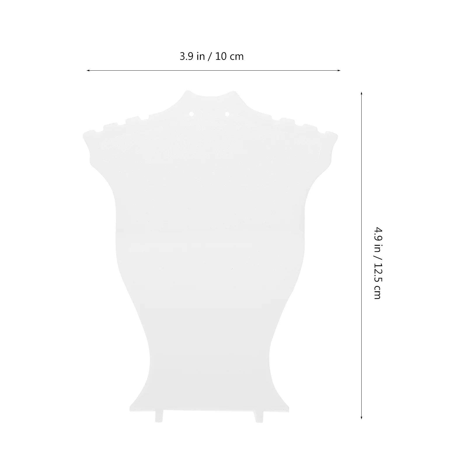 حامل تخزين القلادة، حامل عرض المجوهرات، قاعدة بلاستيكية ثابتة عملية للاستخدام في متجر المنزل، رف تخزين القرط