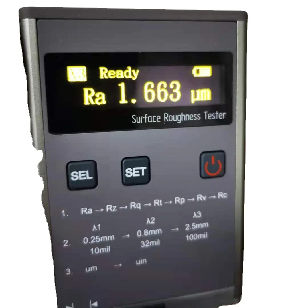 

SRT5060 7 Parameters Ra, Rz , Rq, Rt, Rp, Rv, Rc Handheld Surface Roughness Tester