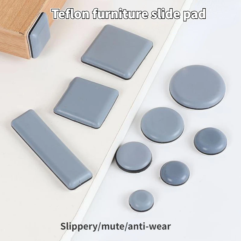 1 set Move Furniture Table Slider Pad Floor Protector Moving Anti-abrasion Floor Mat Self-Adhesive Furniture Feet Pads