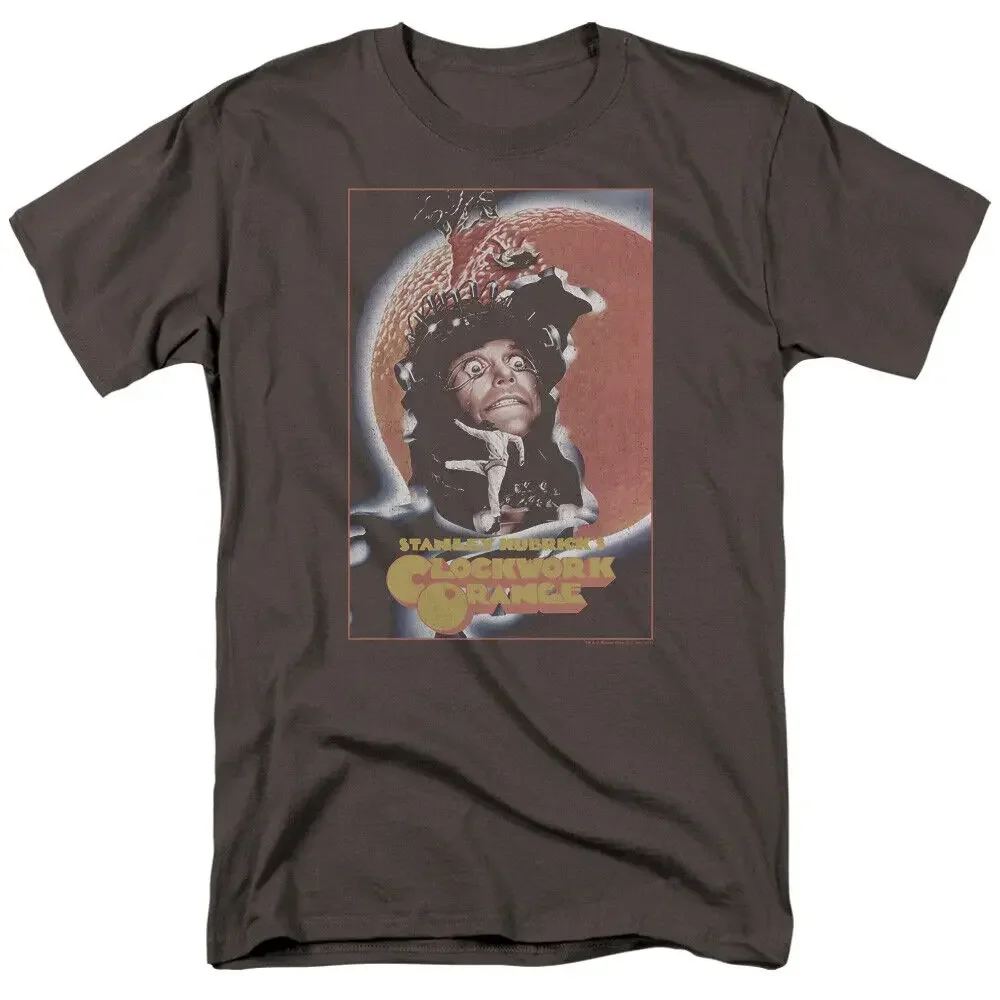 

A Clockwork Orange Distressed Poster T Shirt Licensed Horror Movie Tee Charcoal