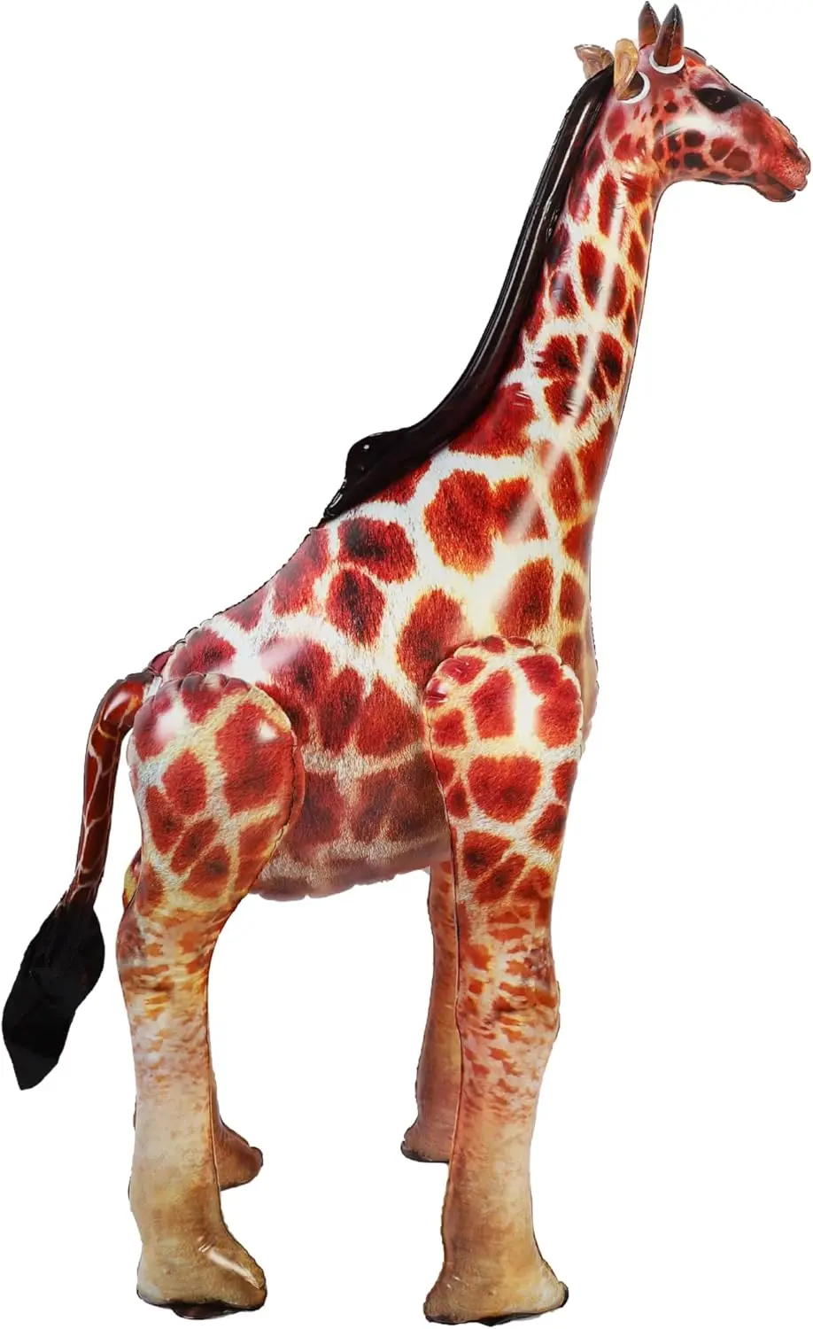 

6ft Realistic Inflatable Giraffe Balloon for Safari Birthday Party Decorations Wildlife Photo Prop