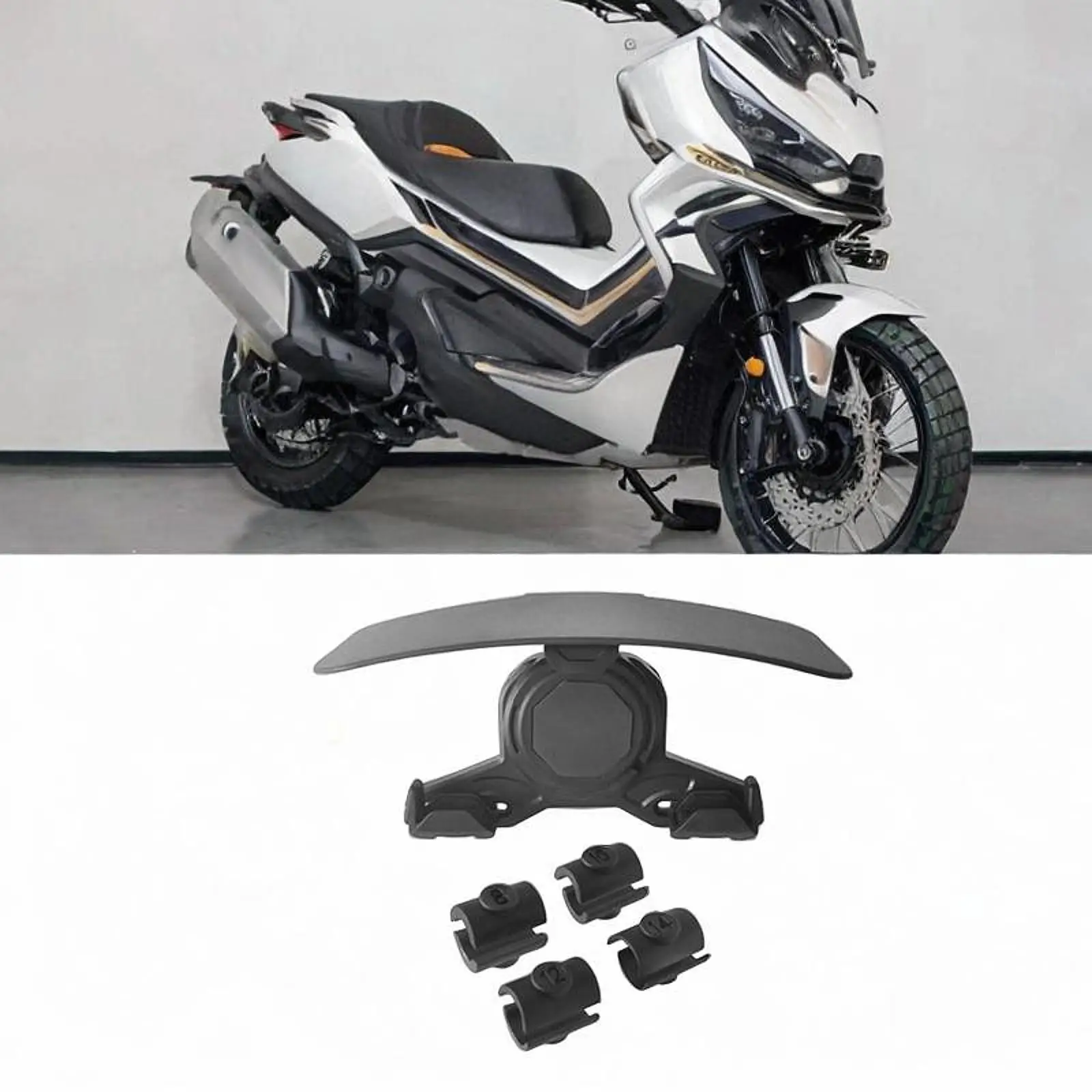 

Generic Motorcycle Phone Nount Extension Holder Strong Sturdy Accessory Mount Extender Extension Convenient Mounting Bracket