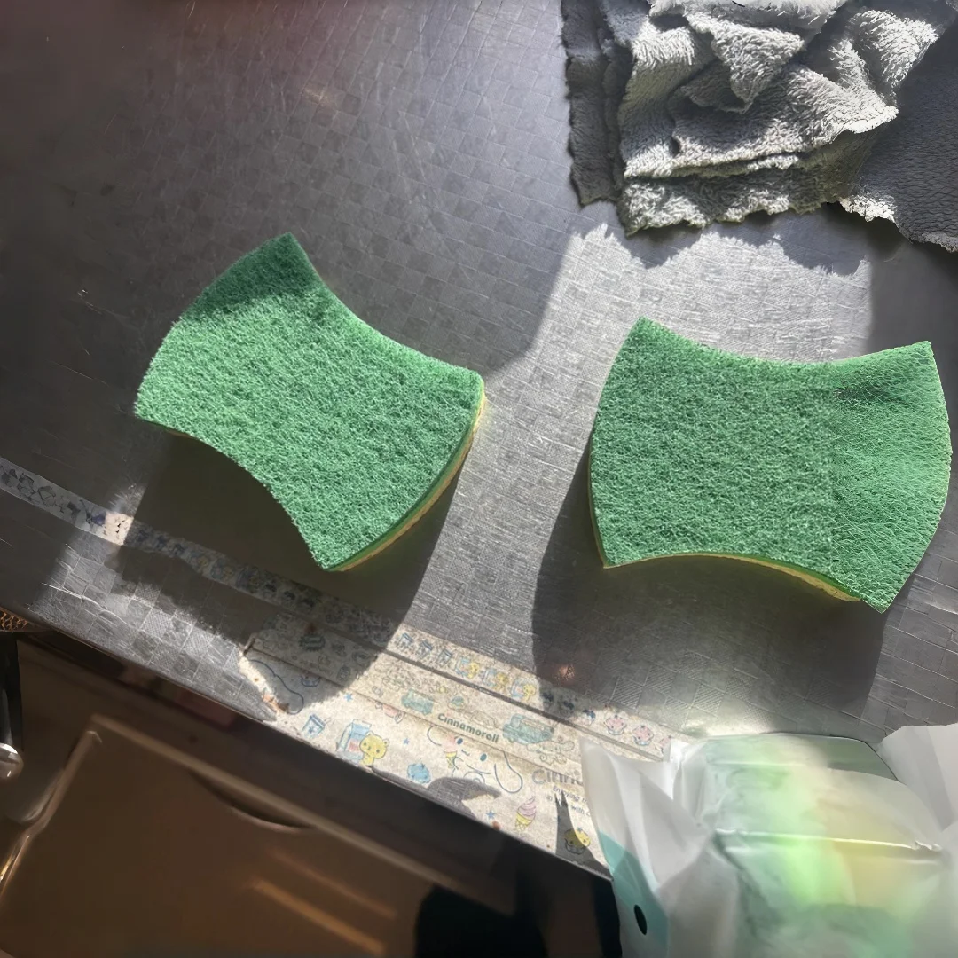 Giant Triple Layer Sponge, Conquer Every Surface! Clean Faster, Cover More, Leave No Spot Behind, Multi-Structure for Kitchen