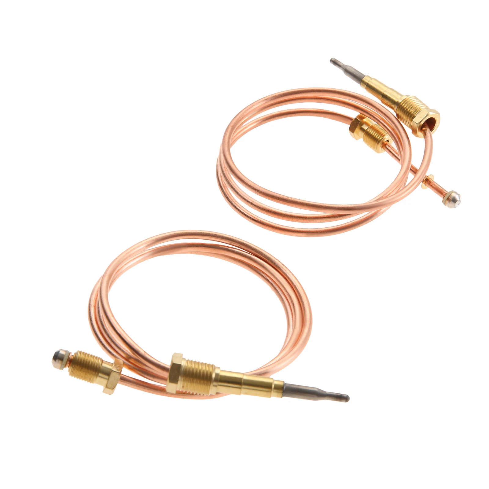 

2 шт., 26-дюймовый медный трубчатый датчик термопары, подходит для пропана и природного камина, пилотная горелка, модель 69L17, 69L18, 10002265
