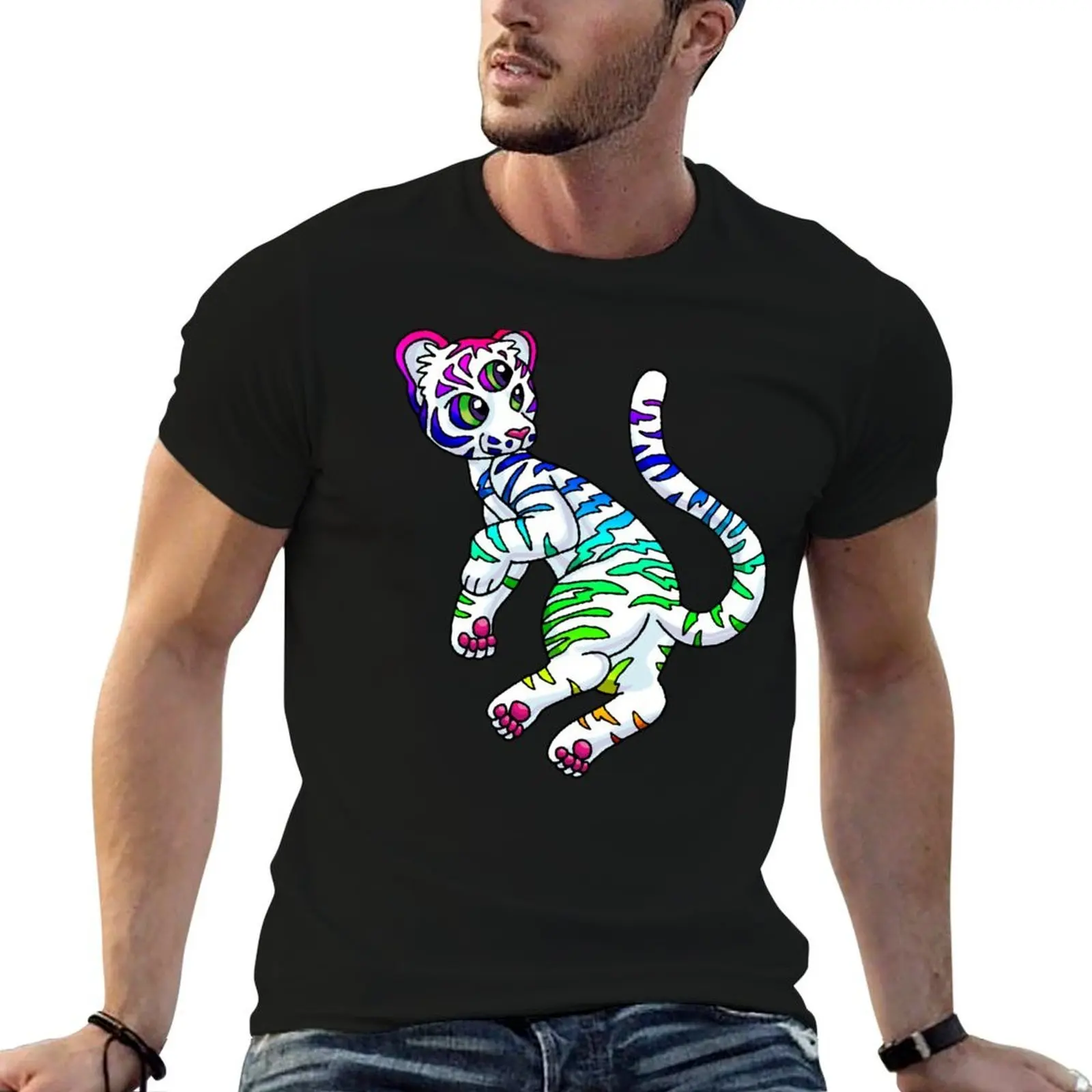 

Clairvoyant Tiger Cub T-Shirt man t shirts graphic t shirt for man t shirts designer T-shirt