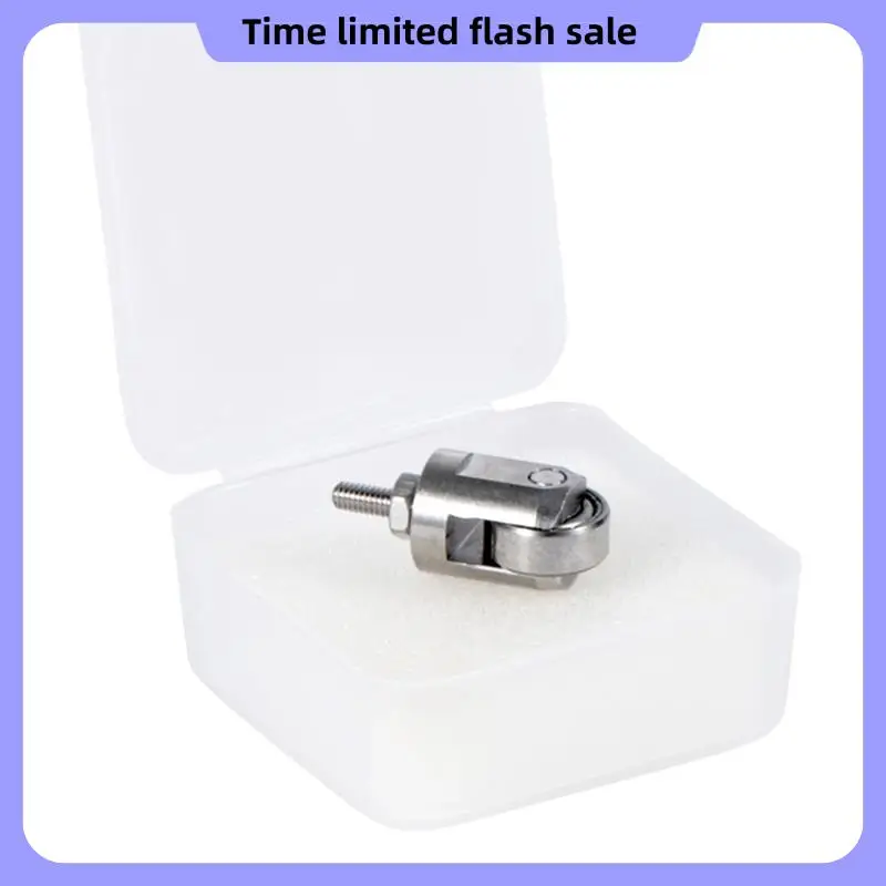 

Roller Contact Point For Dial Indicator 10Mm Diameter Wheel M2.5 Thread Stainless Steel Roller Measuring Head Durable