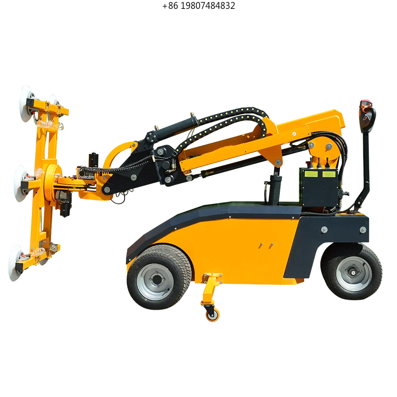 

Equipment Mobile Suction Cups Vacuum Lifter 300kg 600kg 800kg Electric Granite Marble Slab Glass Plywood Lifting