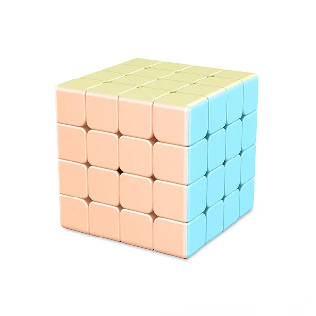 MeiLong-Cube Magique Coloré de 4x4x4 pour Enfant, Jeu de Puzzle, Jouet Précoce, Nouveau, 2019