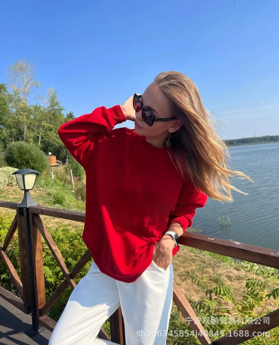 Pullover Loose Fit Hoodie Casual with Crew Neck Long Sleeve Standard Length Single Pullover Closure Japanese Korean Women Hoodie