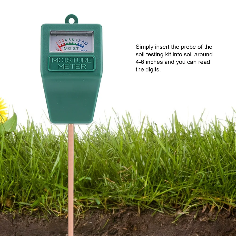 E9 Portable Soil Moisture Meter Tester Probe Plant Flower Garden Nutrient Tester Flower Gardening Soil Detector Meter Garden