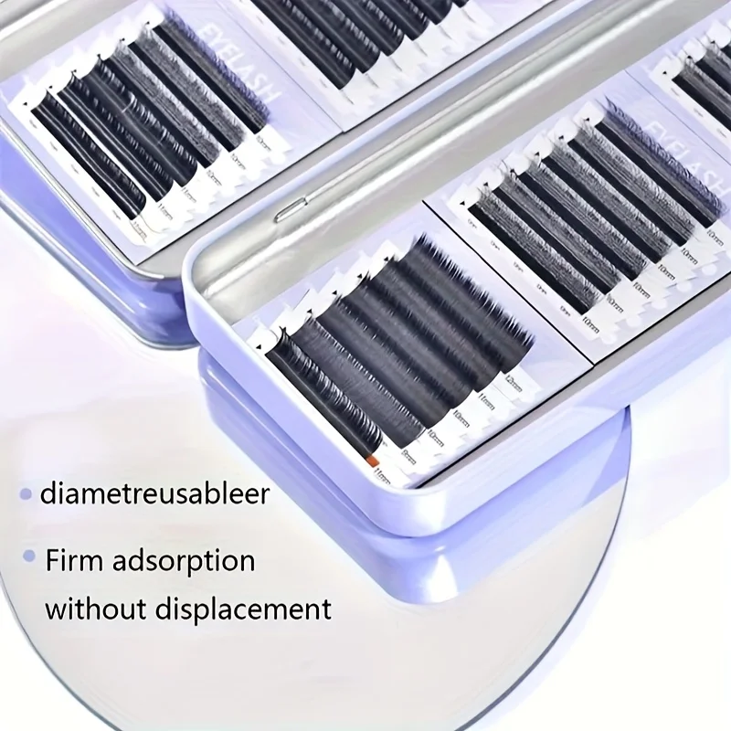 حقيبة تخزين تمديد الرموش المغناطيسية - وسادة مغناطيسية مقاومة للغبار لحماية الرموش وأداة التمديد #6