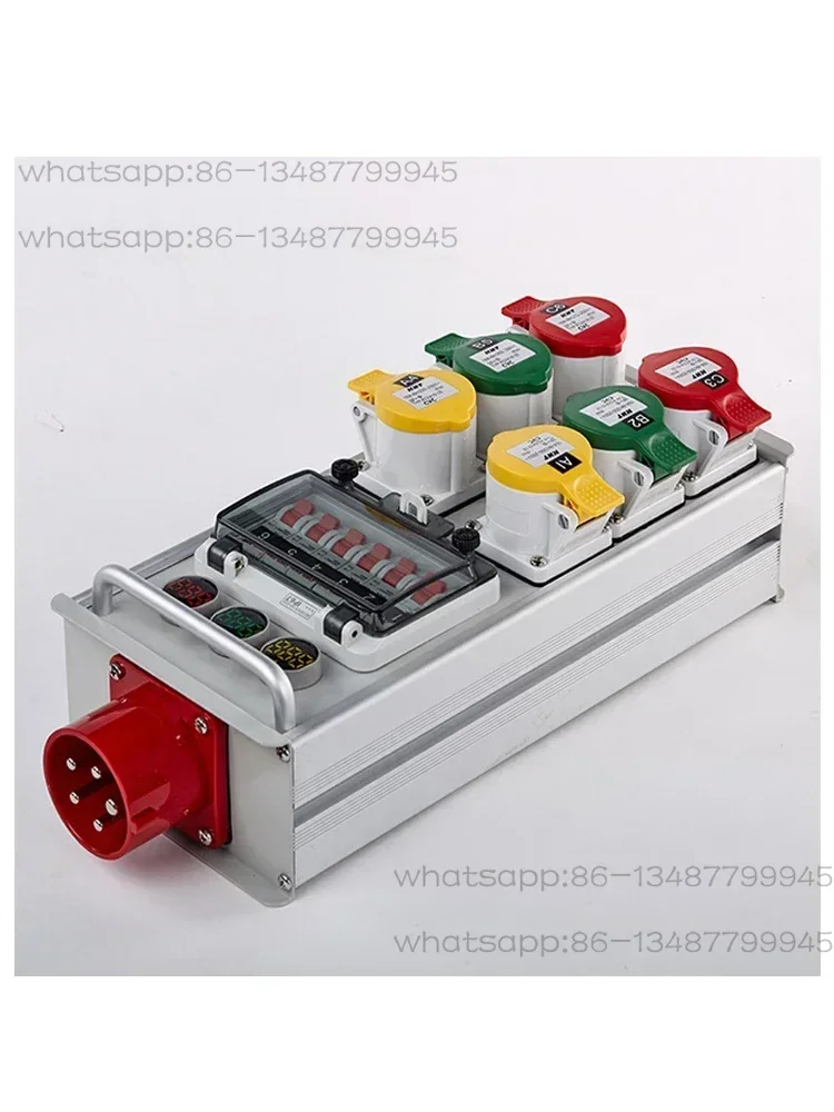 6-way small electrical box, 16A socket box, Fuge portable large screen LED screen power box, controller, stage distribution box