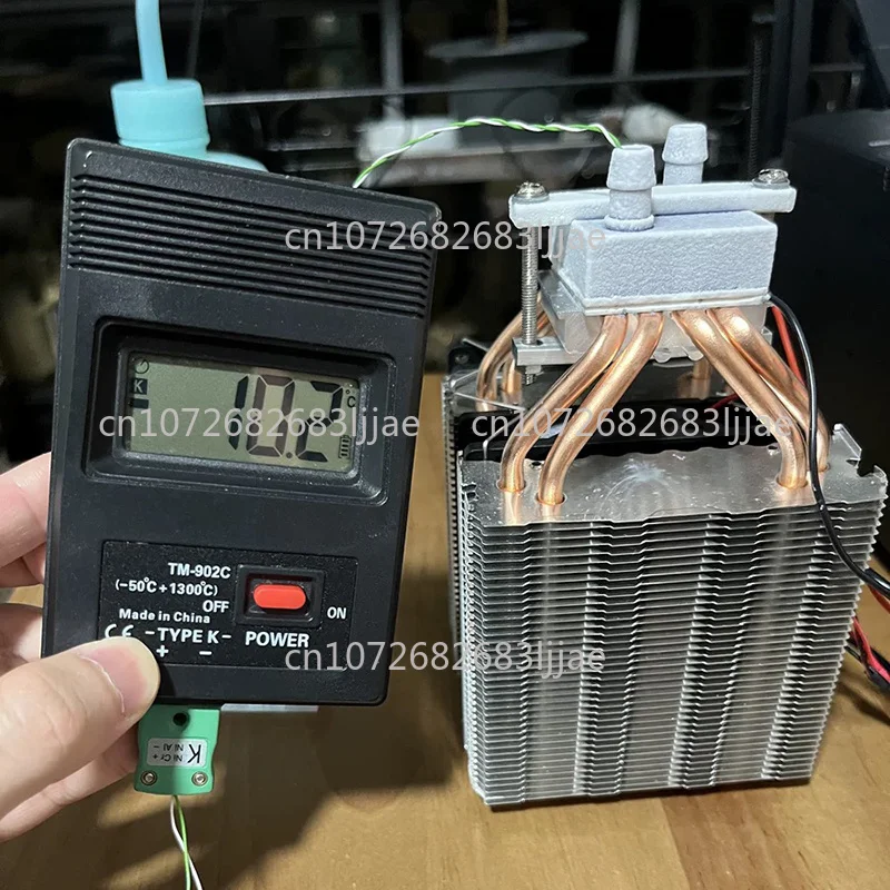 DIY Mini Car Air Conditioner 12V Semiconductor Refrigerator Refrigeration Chip Portable Pet Air Conditioner Small Space Cooling