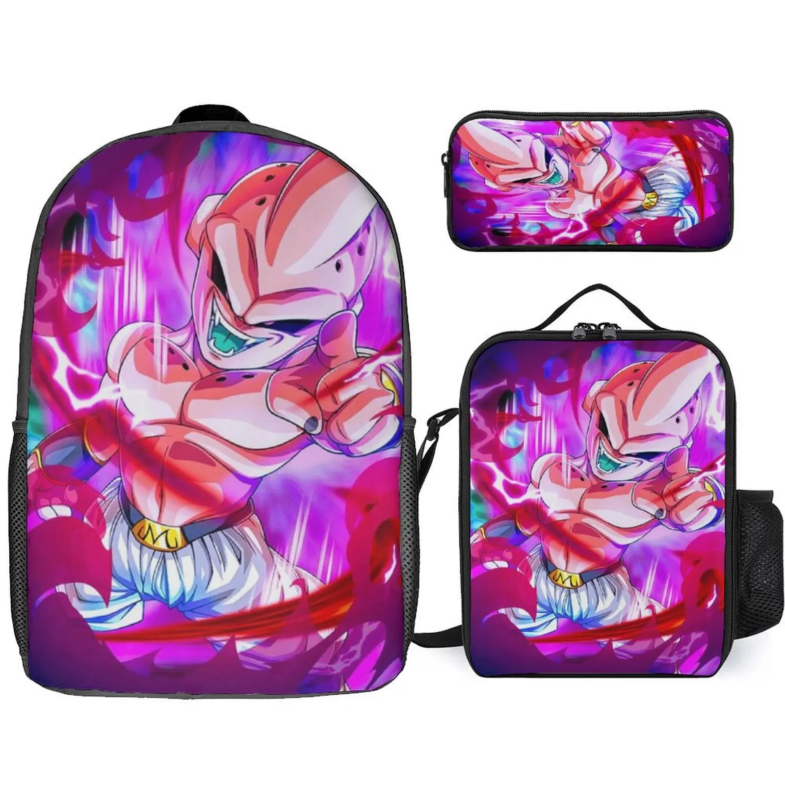 

Anime Hero Custom Backpack Back-To-School Season 3d Printed Schoolbag Meal Pen Bag Custom Design New Large-Capacity Computer Bag