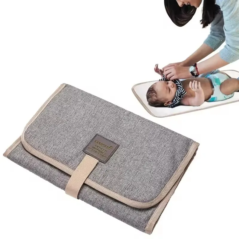 Foldable Diaper Changing Pad 60*30Cm Newborn Portable Baby Changing Mat Nappy Waterproof Durable Nylon Baby Diaper Sheet