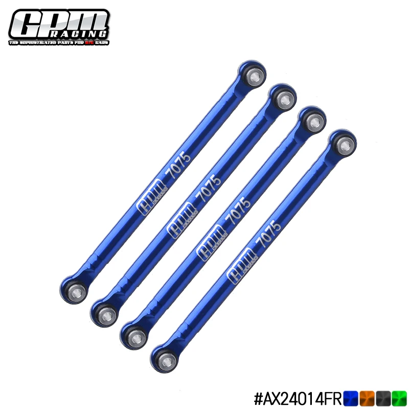 GPM Alloy 7075 Front & Rear Lower Chassis Links Parts Tree AXIAL 1/24 AX24 XC-1