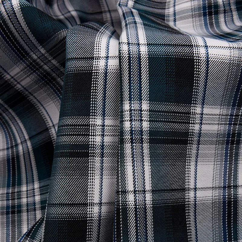 

The fabric of uniform plaid skirt is all polyester dyed woven and pleated with a college style
