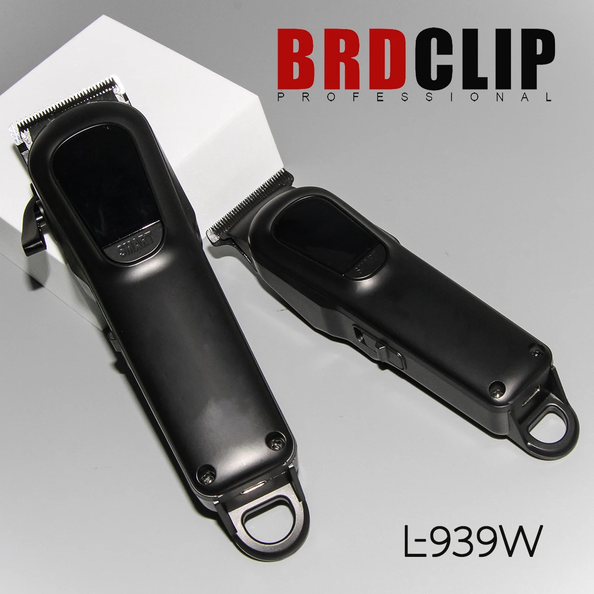 5-سرعات المحرك المهنية مجموعة 3 ألوان مقص الشعر L-939W 5-سرعة تعديل اللاسلكي المتقلب أدوات الحلاق صالون الحلاقة للرجال