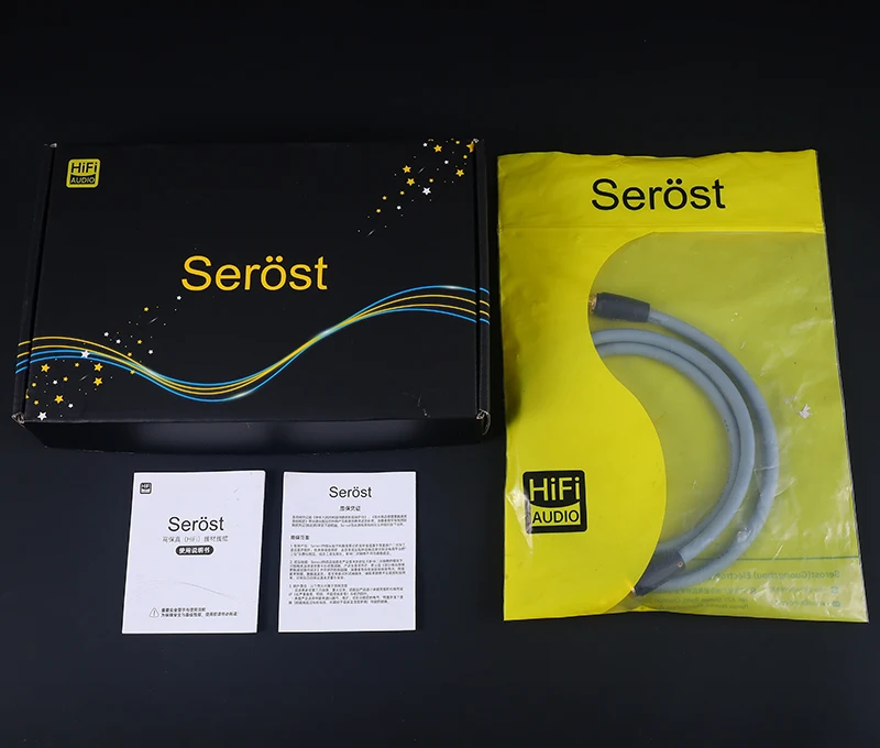 Serost Star HiFi OFC Sauerstofffreies Kupfer-Aux-Audiokabel 3,5mm auf 3,5mm Stecker für Kopfhörer, Verstärker, Lautsprecher, Auto-Audio, DAC, DSP – Detail 7