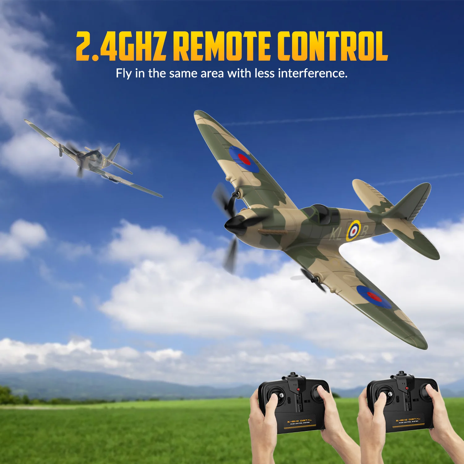 EPP Foam RC Airplane Toy 2.4G 3CH Fixed Wing Remote Control Aircraft 400mm Wingspan Electric Glider Hobby Toy