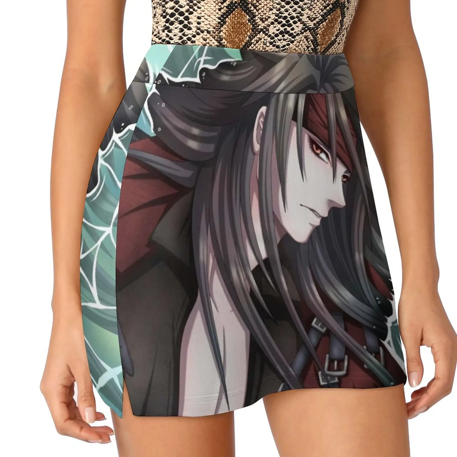 Vincent Valentine-Mako Stream Skirts Woman Fashion 2022 Pant Skirt Mini Skirts Office Short Skirt Vincent Valentine Ff7 Ffvii