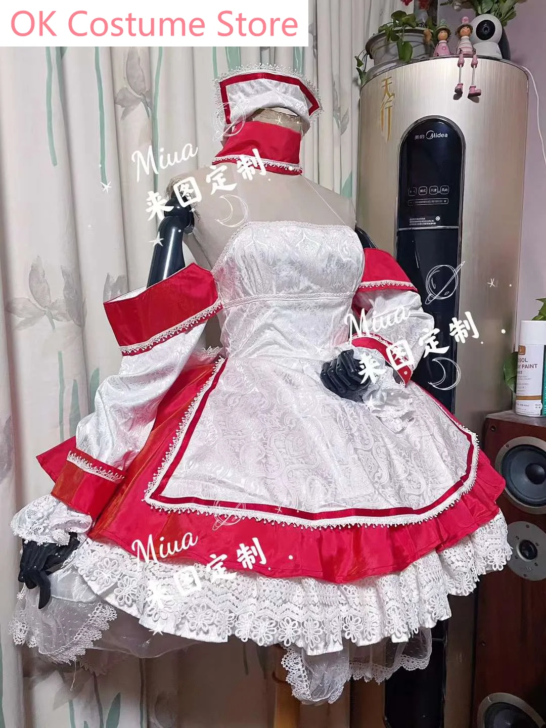 Chobits Elda Maid Dress  Cosplay Costume Cos Game Anime Party Uniform Hallowen Play Role Clothes Clothing