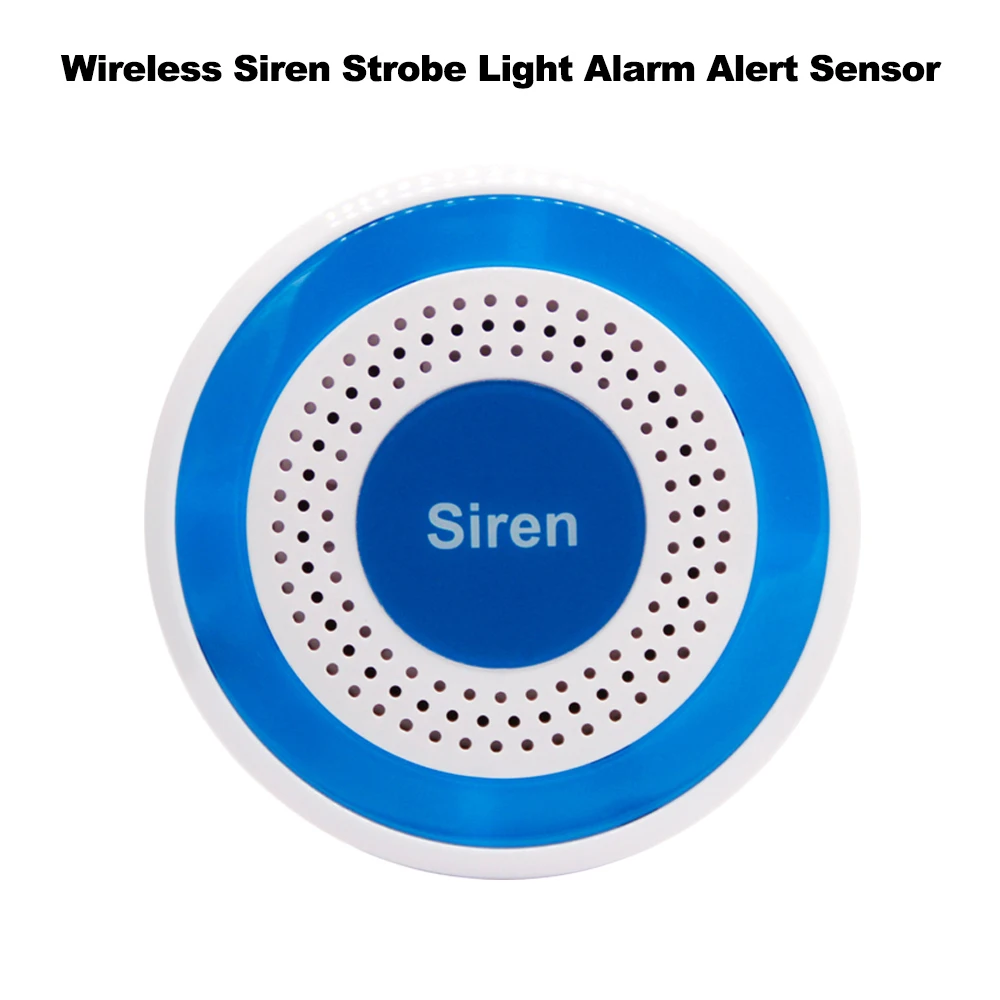 TAIBOAN Wireless 433MHz Siren Strobe Light Alarm Alert Sensor 85dB Indoor Alarm Horn For 433mhz Home GSM Security Alarm System