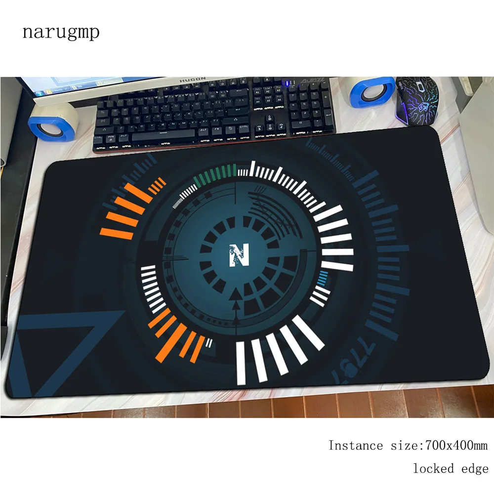 Clock mousepad gamer 70x40cm esports gaming mouse pad large locrkand notebook pc accessories laptop padmouse ergonomic mat