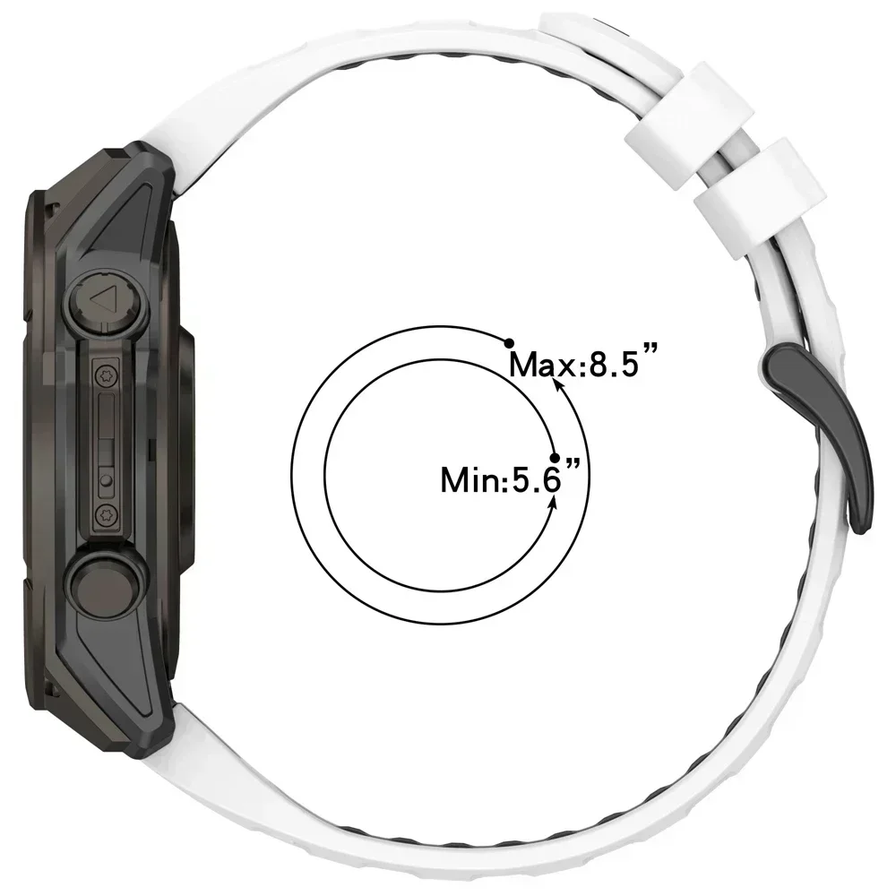 Fenix8 Uhrenarmband für Garmin Fenix 8 Pro 47mm 51mm E 7 7X 6 6X/Epix Pro/Tactix8 970 965 QuickFit 22mm 26mm Sport-Silikonarmband – Detail 32