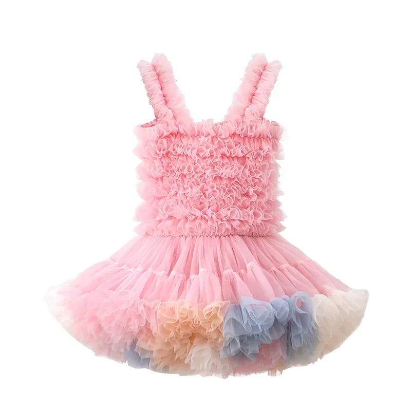 Falda de conejo para niña, vestido de bebé, tutú de tul de pastel de súper Hada, vestido de princesa para fiesta de cumpleaños para niños