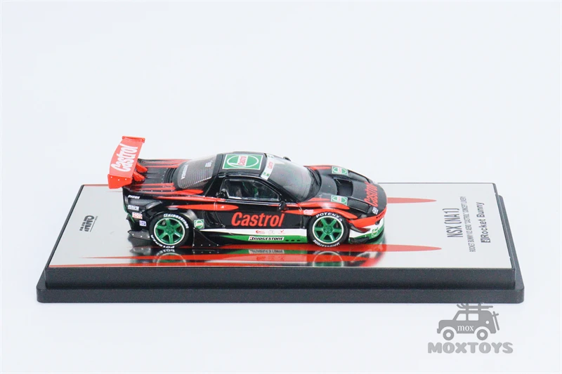 Inno 1:64 Honda NSX (NA1) v2 aero castrol takata  Collection of die-cast alloy car decoration model toys