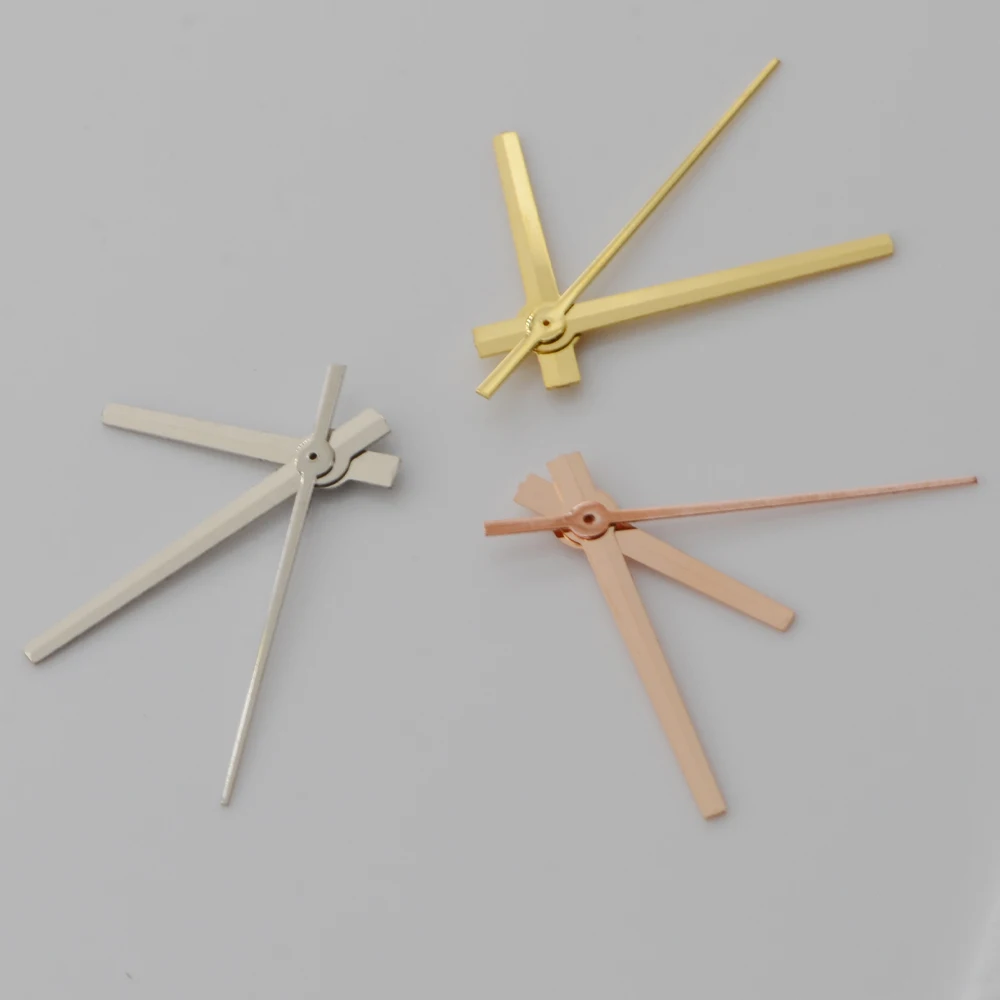 Mãos polidas 8*12*12.5mm agulhas de logbook nh35 nh34 relógio mãos ponteiro baton estilo datejust mãos