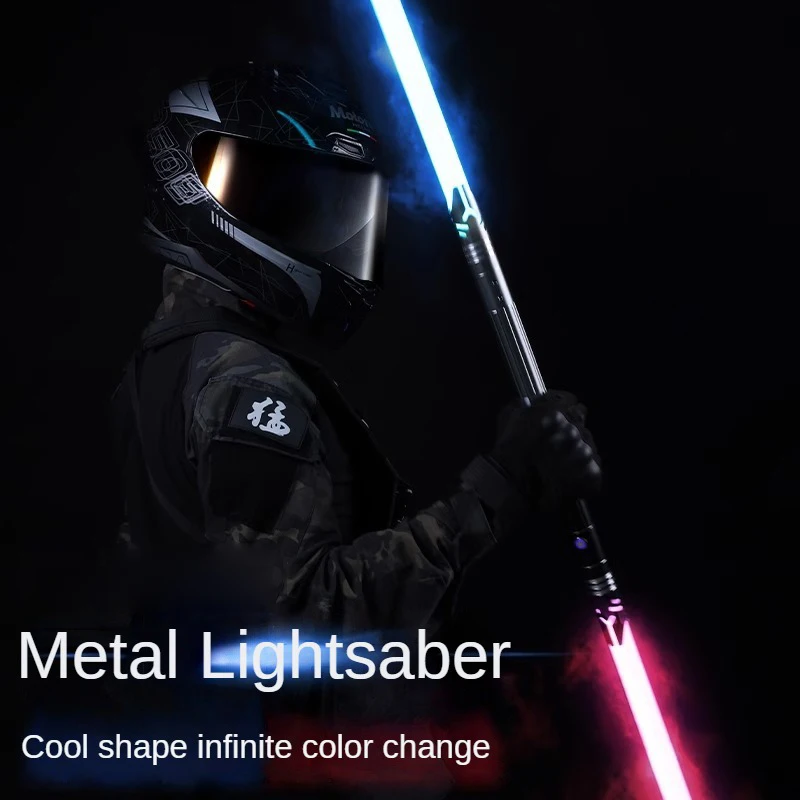 ألعاب سيف ليزر ليتسبر RGB ضوء معدني صابر 15 لون تغيير للأطفال Soundfonts Force FX FOC الناسف ألعاب جيدي ليزر سيف هدية