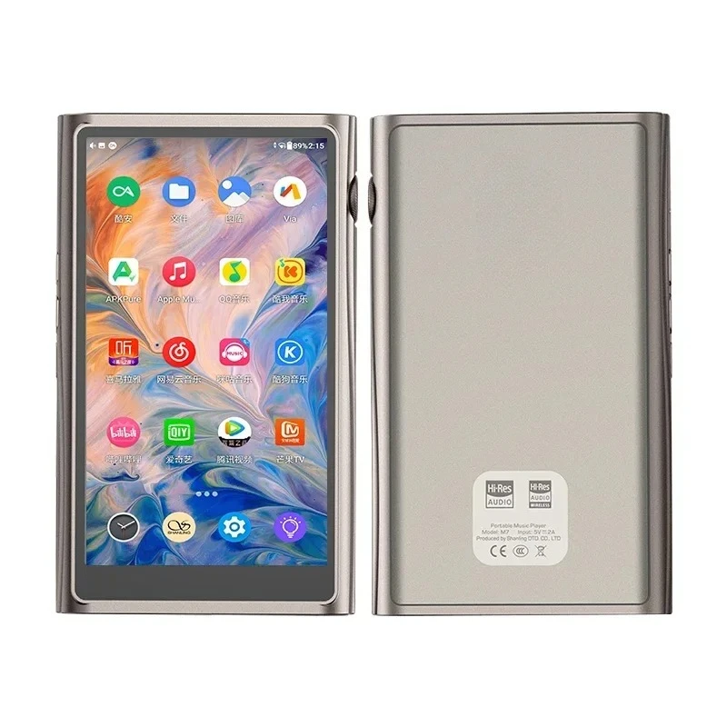 M7 ES9038Pro DAC Android Portable Music Player MP3  DSD512 1080p MQA