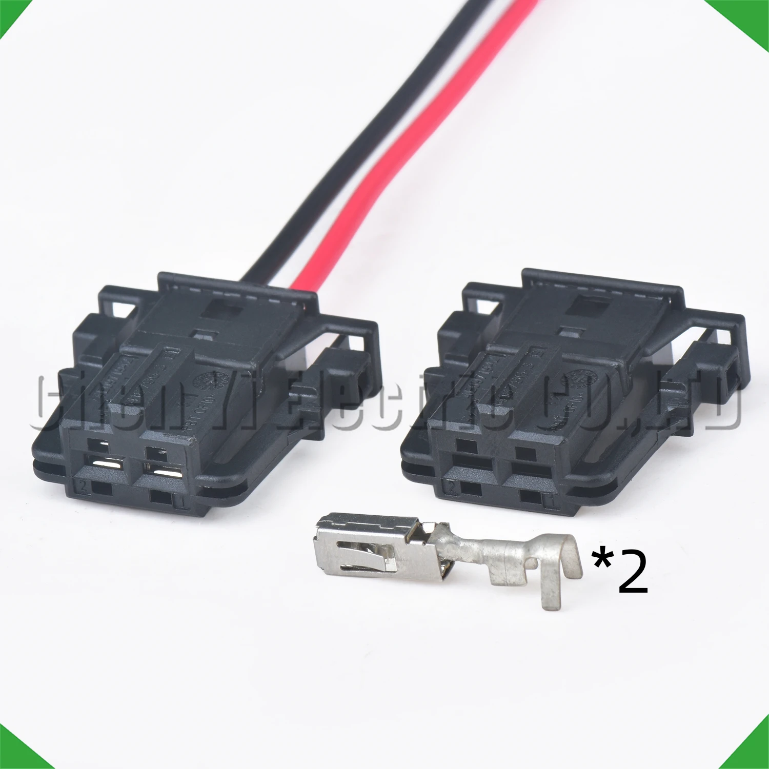 2 Pin Automotive Connectors Low to mid-range speaker conversion Wire harness Plug 4E0971942 1418796-3 For VW Audi Porsche