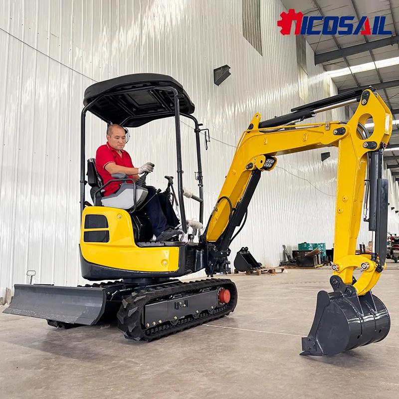 

Free Shipping 1.8 Ton Kubota Engine EPA Mini Excavator | 1 Ton 2 Ton Farm Digger Crawler Machine for Sale