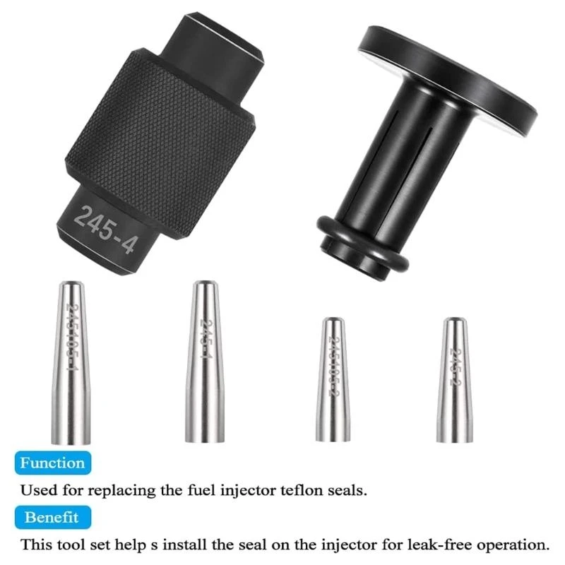 

L1EE Fuel Injector Rail Assembly Remover for GM Repair Seal Kit Comparable to #EN-49245, #EN-51105 and #18683AA00