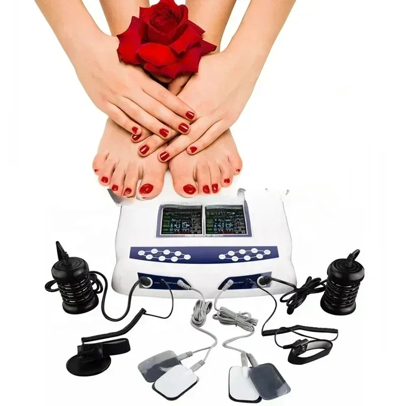 Hot SalesProfessional Dual Ion Detox Ionic Foot Bath Spa Clean, 805D LCD