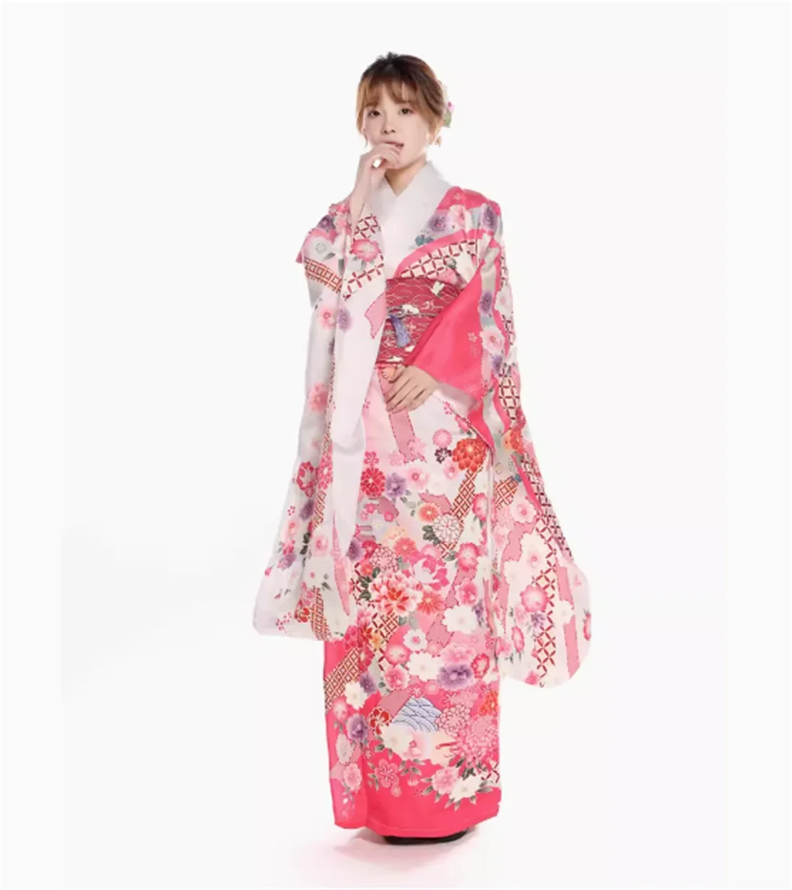 

Japanese Sakura Kimono Women's Traditional Formal Dress