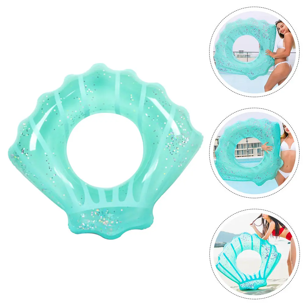 

Надувной плавательный круг из утолщенного ПВХ с милым дизайном в виде ракушки для бассейна, пляжа, летних водных развлечений и плавания на открытом воздухе