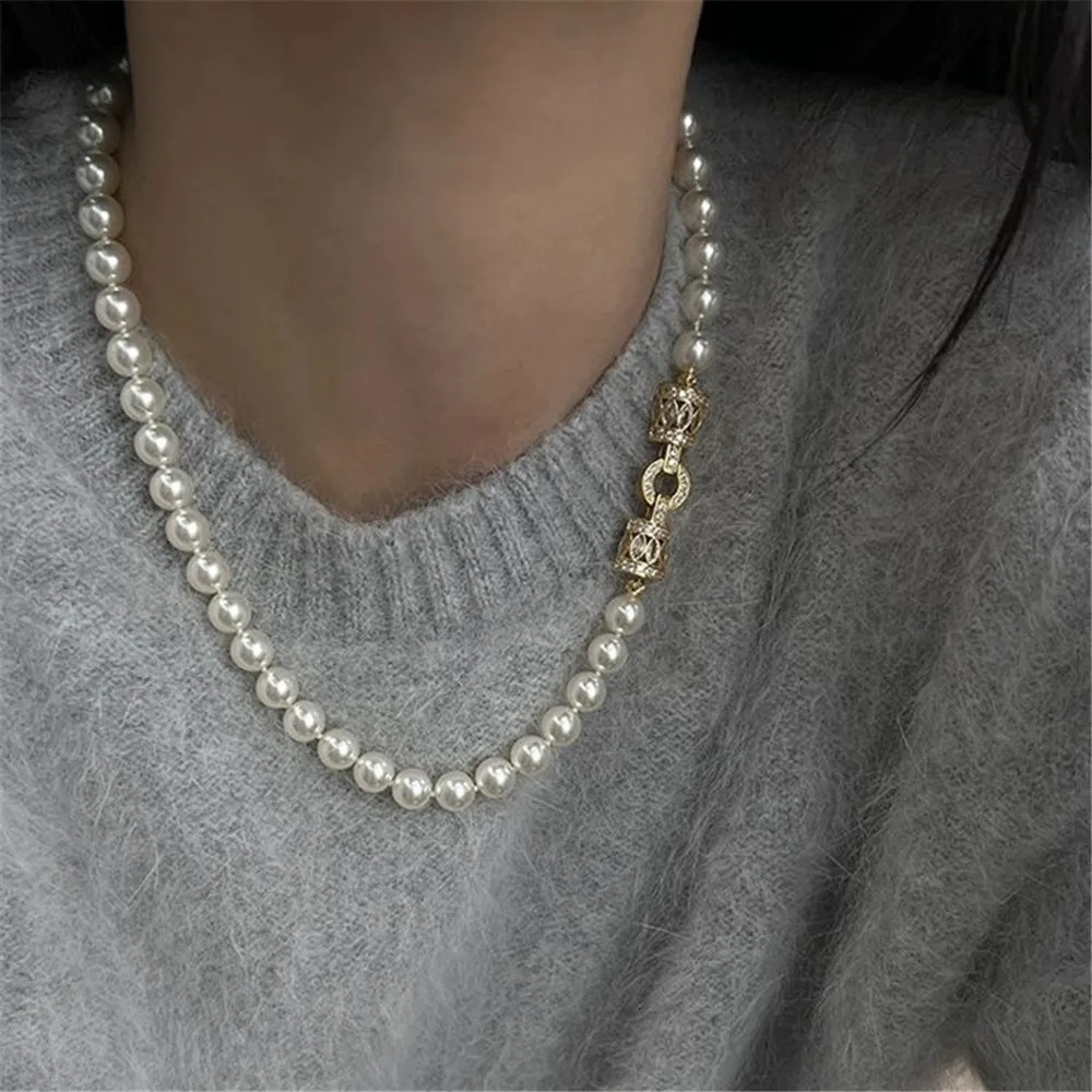 DIY Accessories High Quality Precision Edition Single Row Double Row Three Row Multi Purpose Pearl Wax Necklace Bracelet Buckle